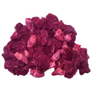 Hígados y corazones de pollo